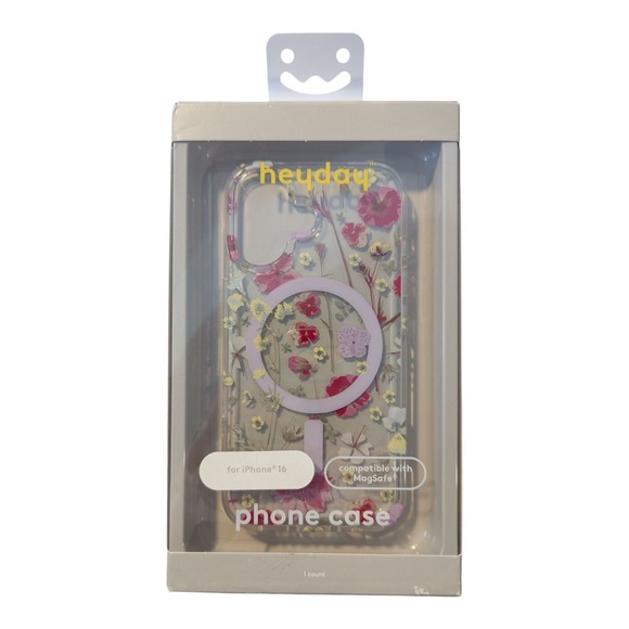 D6. Heyday MagSafe Case For Apple iPhone 16 - Multicolor Floral - Picture 1 of 1